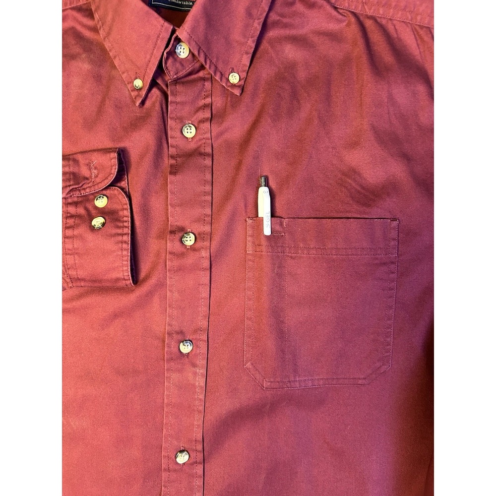 Wrangler Premium Quality Men's Button down Long Sleeve Western Shirt Size Large - Picture 6 of 6